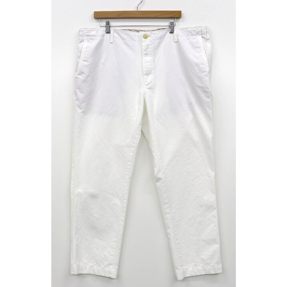 Joseph Abboud Sand Color Slim Fit Flat Front Chino Pants 42 X30
